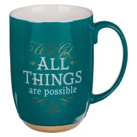 Tasse - All Things are Possible - grün, 444ml