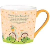 Tasse - Du bist einmalig! - orange, 350ml