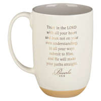 Tasse - Trust in the Lord - weiss, 444ml
