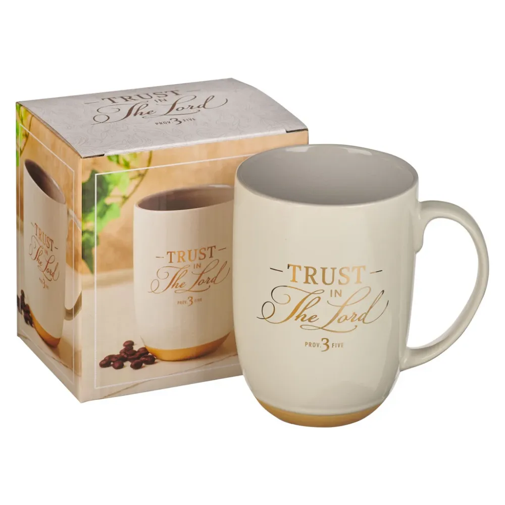 Tasse - Trust in the Lord - weiss, 444ml