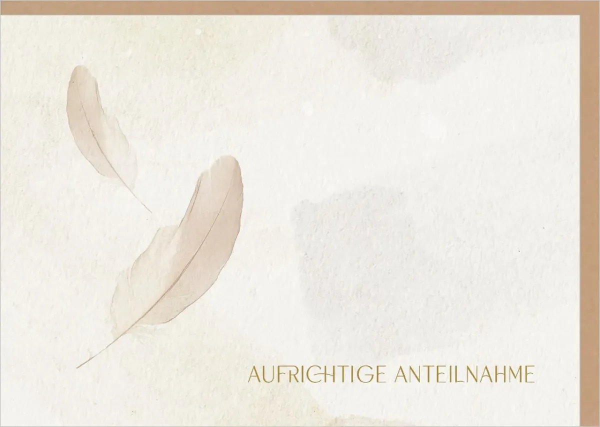 Faltkarte Trauer Psalm 71:3