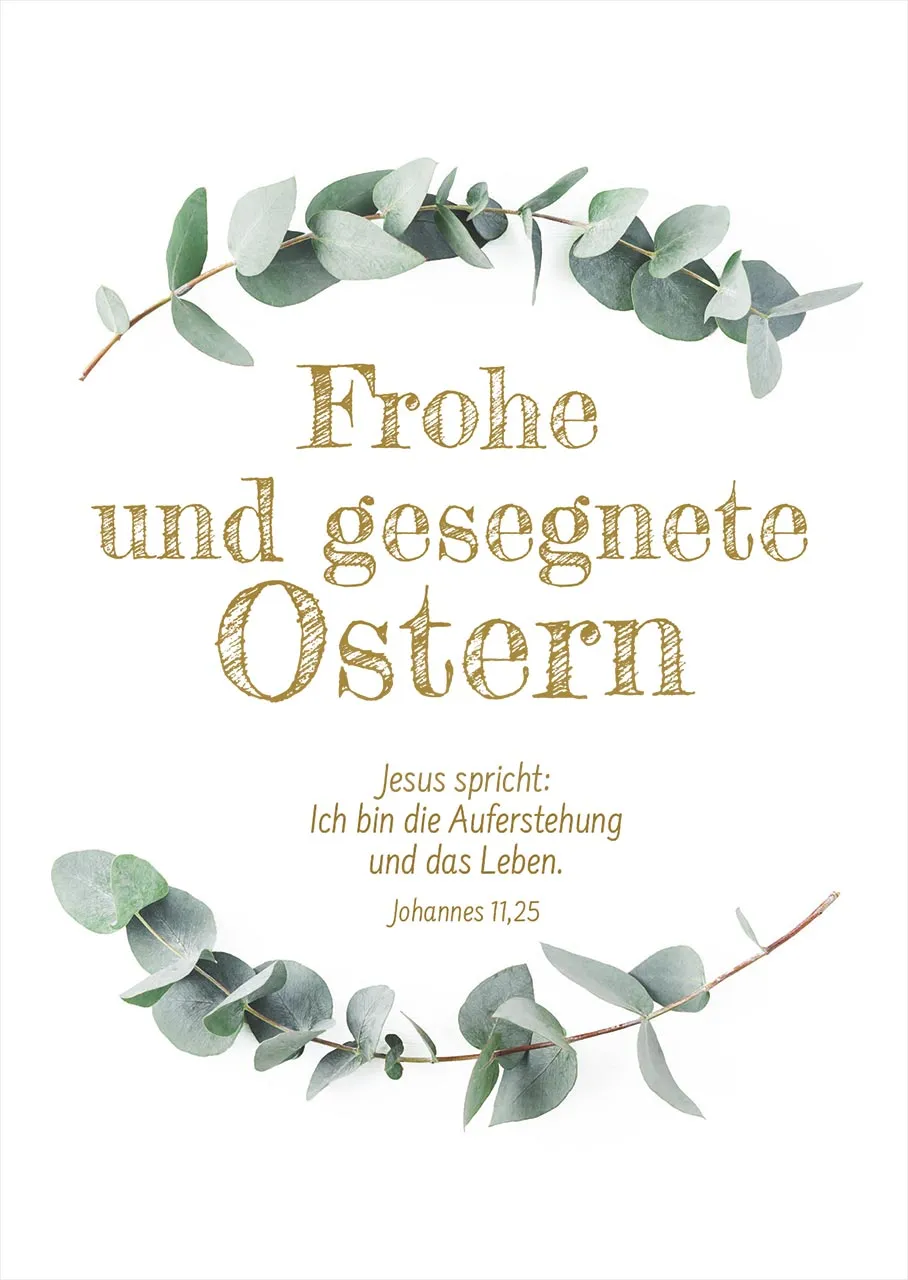 Postkarten Frohe Ostern 
  