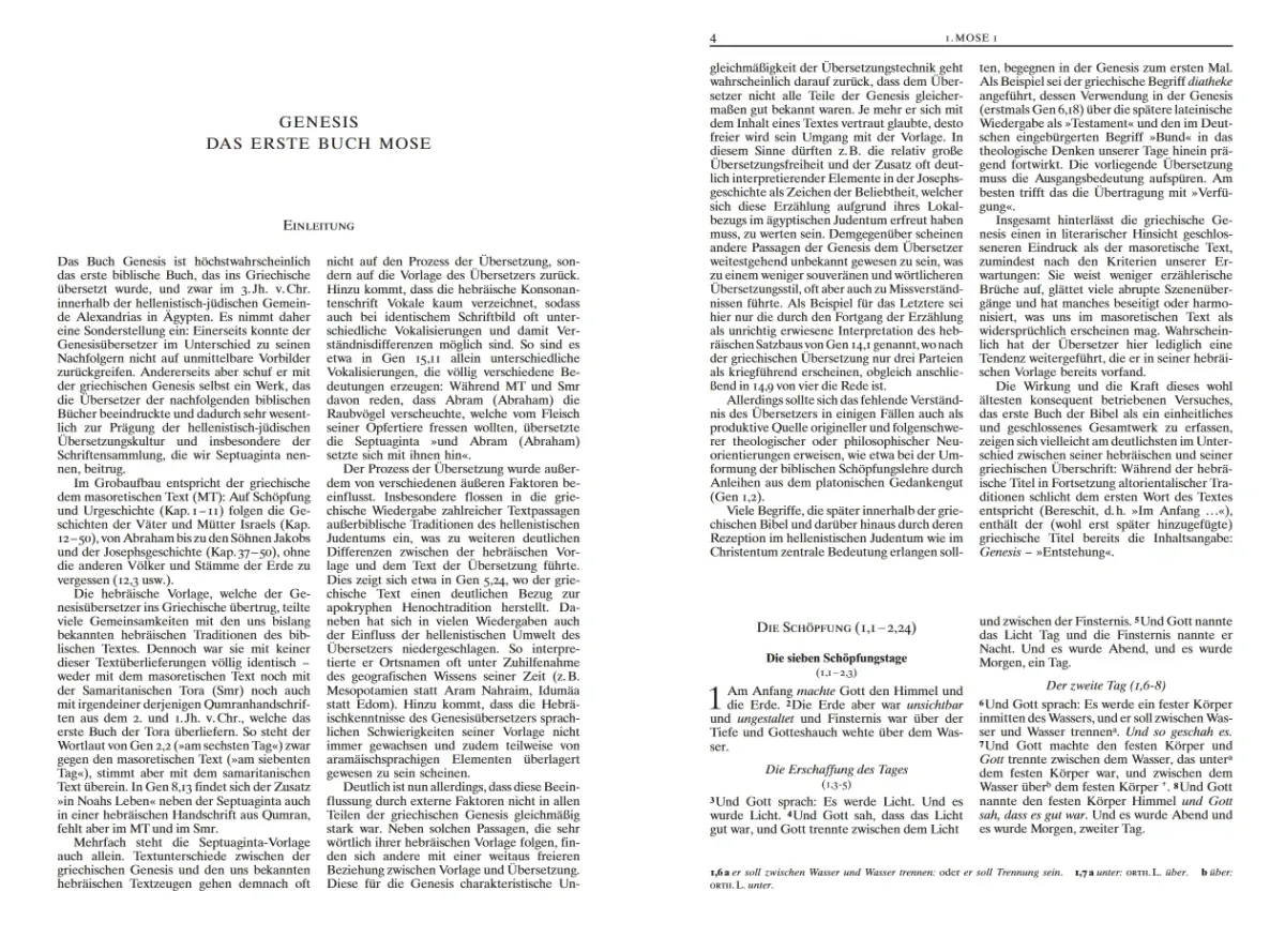 Septuaginta Deutsch AT - das griechische Alte Testament in deutscher Übersetzung (Band 1)