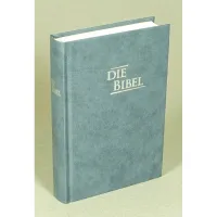 Elberfelder Bibel CSV Hückeswagen Pocketbibel - Harcover Baladek grau/blau, Lesezeichen