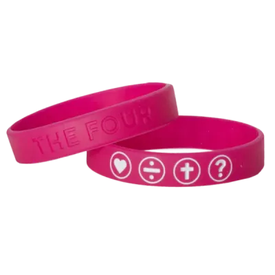 The Four - Armband magenta 150 mm