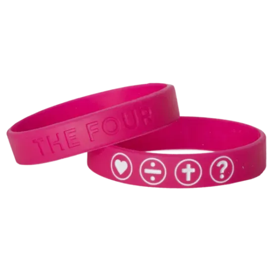 The Four - Armband magenta 150 mm