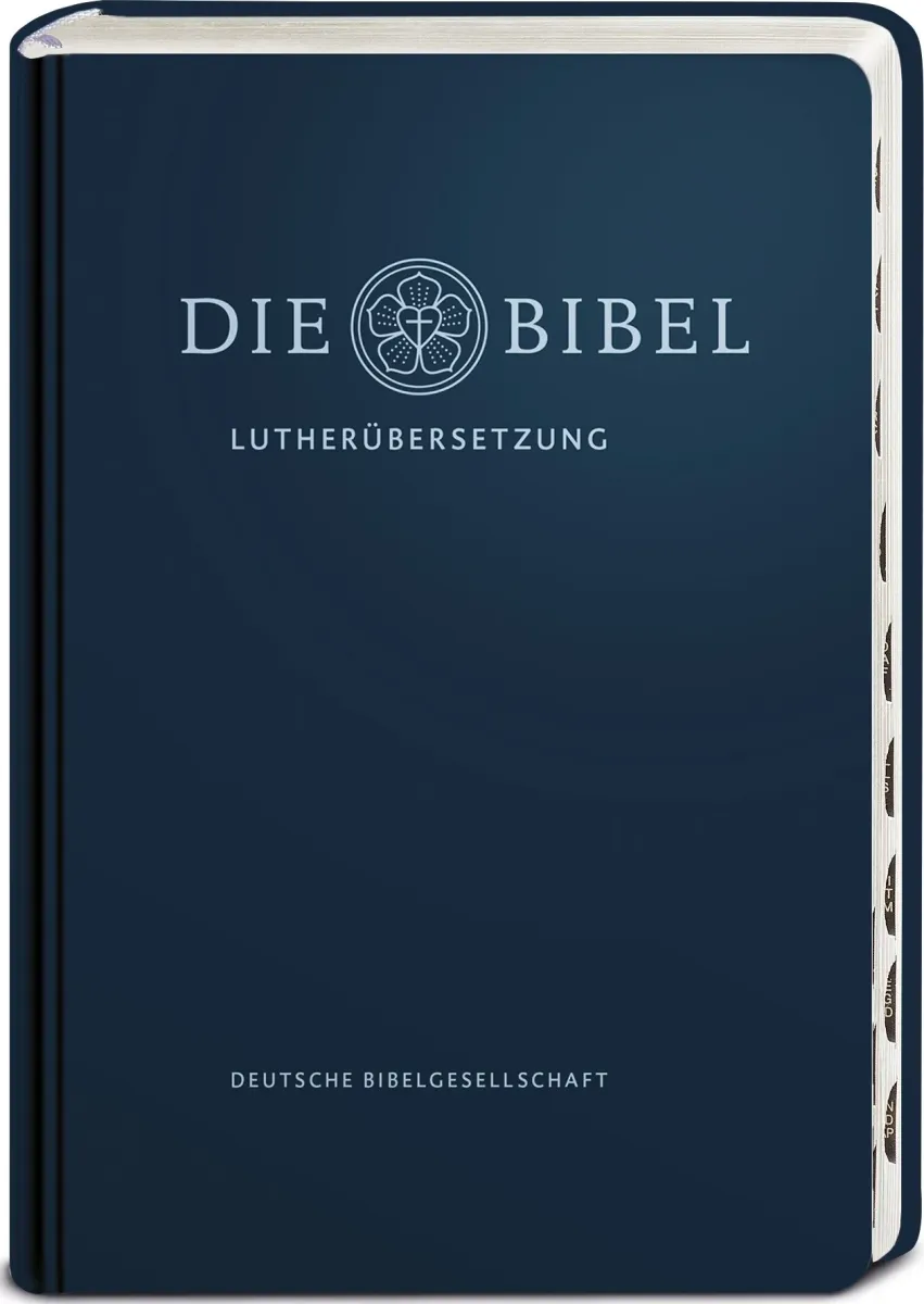 Die Bibel - Lutherbibel revidiert 2017 - Standard (blau) - mit Apokryphen - Format 14 x 21,4 cm