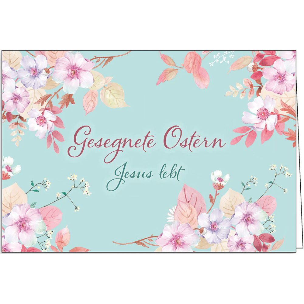 Faltkarte - Gesegnete Ostern - Jesus lebt