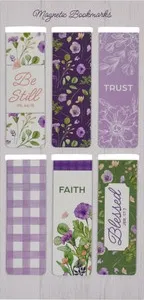 New Mercies Purple and Green Magnetic Bookmark Set