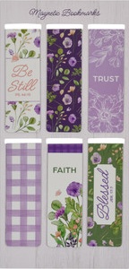 New Mercies Purple and Green Magnetic Bookmark Set