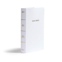 Englisch, Bibel King James Version, Kunstleder, weiss, Gift & Award