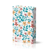 Bibel Segond 21, französisch (Premium Style) - gestepptes Hardcover aus Canvas mit Blumenmuster