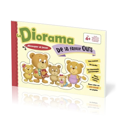 Diorama de la famille ours (Le) - Paper toys