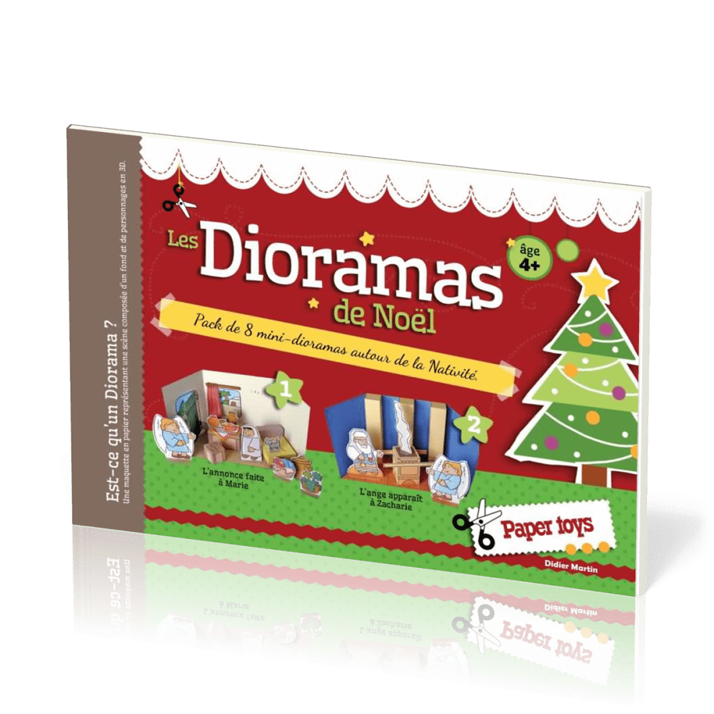 Dioramas de Noël (Les) - Pack de 8 mini-dioramas autour de la nativité.