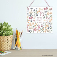 Gottes Segen in Fülle - Deko-Schild