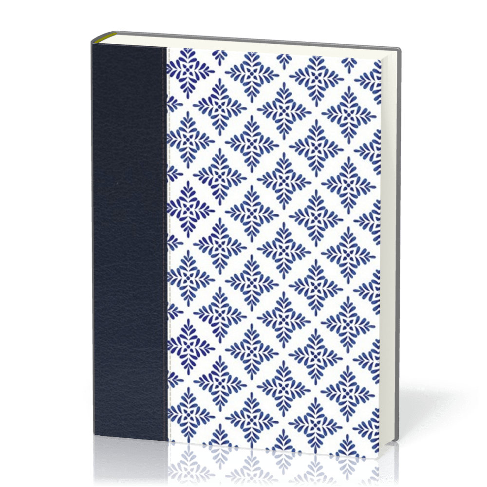 Spanisch Logbuch Bibel Nueva Versión Internacional, Grosschrift, Kunstleder, weiss/blau