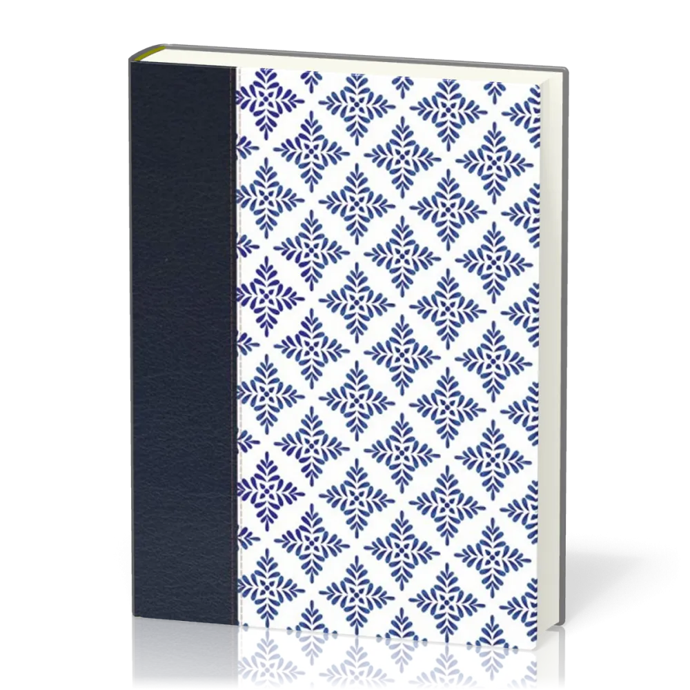 Spanisch Logbuch Bibel Nueva Versión Internacional, Grosschrift, Kunstleder, weiss/blau