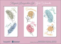 Gute Wünsche - Magnet-Lesezeichen-Set (3 Lesezeichen) - Magnetische Merkhelfer - hübsche Lesezeichen