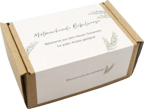 Mutmachende Bibelverse aus dem NT - Set - 50 Kärtchen