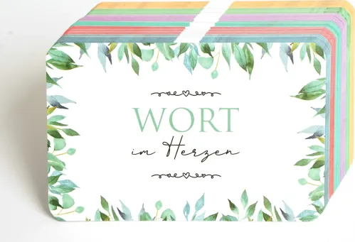 Wort im Herzen - 48 Lernkarten