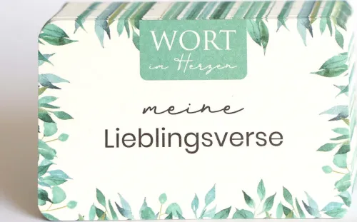 Meine Lieblingsverse - blanco - Wort im Herzen - 48 Lernkarten