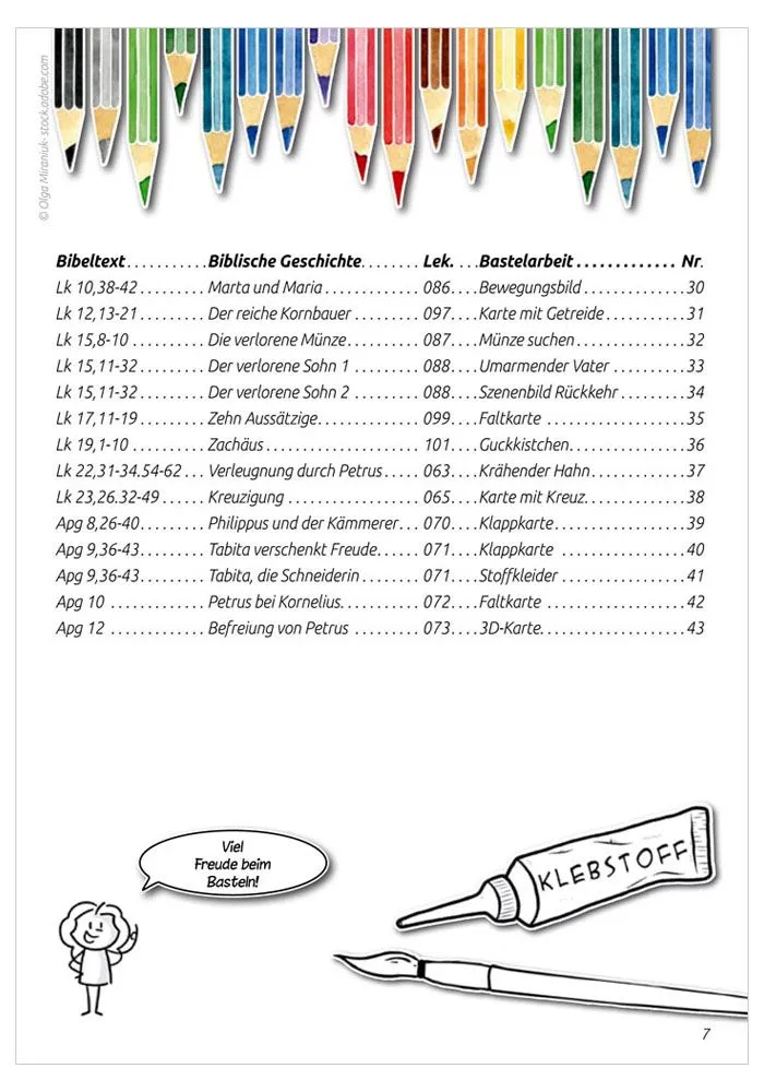 BASTELN zu biblischen Geschichten - Prima Ergänzung zu „Mit Kindern die Bibel entdecken, Band 2“...