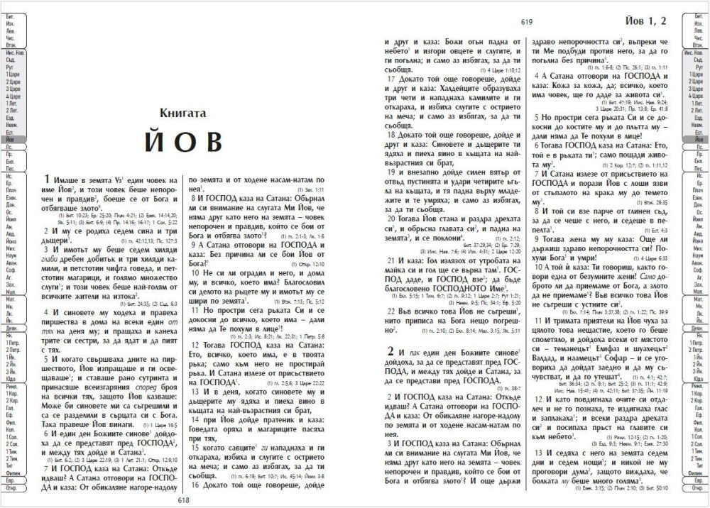 Bulgare, Bible, reliée rigide bleue