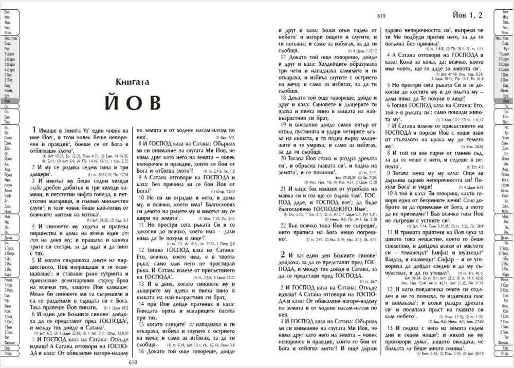 Bulgare, Bible, reliée rigide bleue