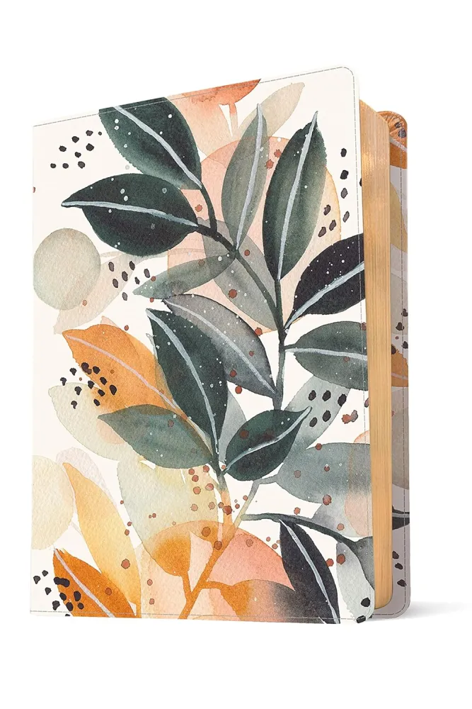 Englisch, NLT Wide Margin Bible, Filament-Enabled Edition (Leatherlike, Autumn Leaves)