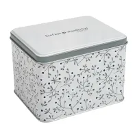 Tasse mit Metalldose - Einfach wunderbar, Psalm 139 - grau, Blumen 350ml