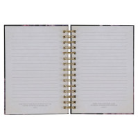 Notizbuch - His Mercies / Seine Barmherzigkeit / Kla 3:22-23 - mit Spiralbindung, violett,...