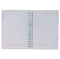 Notizbuch - Be still / Sei ruhig / Ps 46:10 - mit Spiralbindung, pastell Aquarell