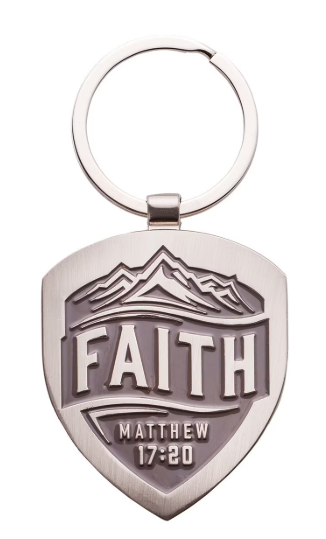 Schlüsselanhänger - Faith - Metall, Bergmotif