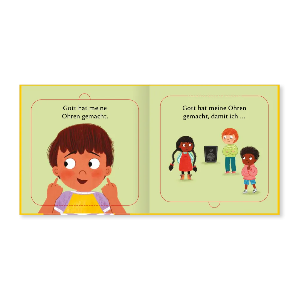 Wozu sind meine Ohren da? - Pappbilderbuch mit vielen Klappen für Kinder ab 1 Jahr (Kinderherz...