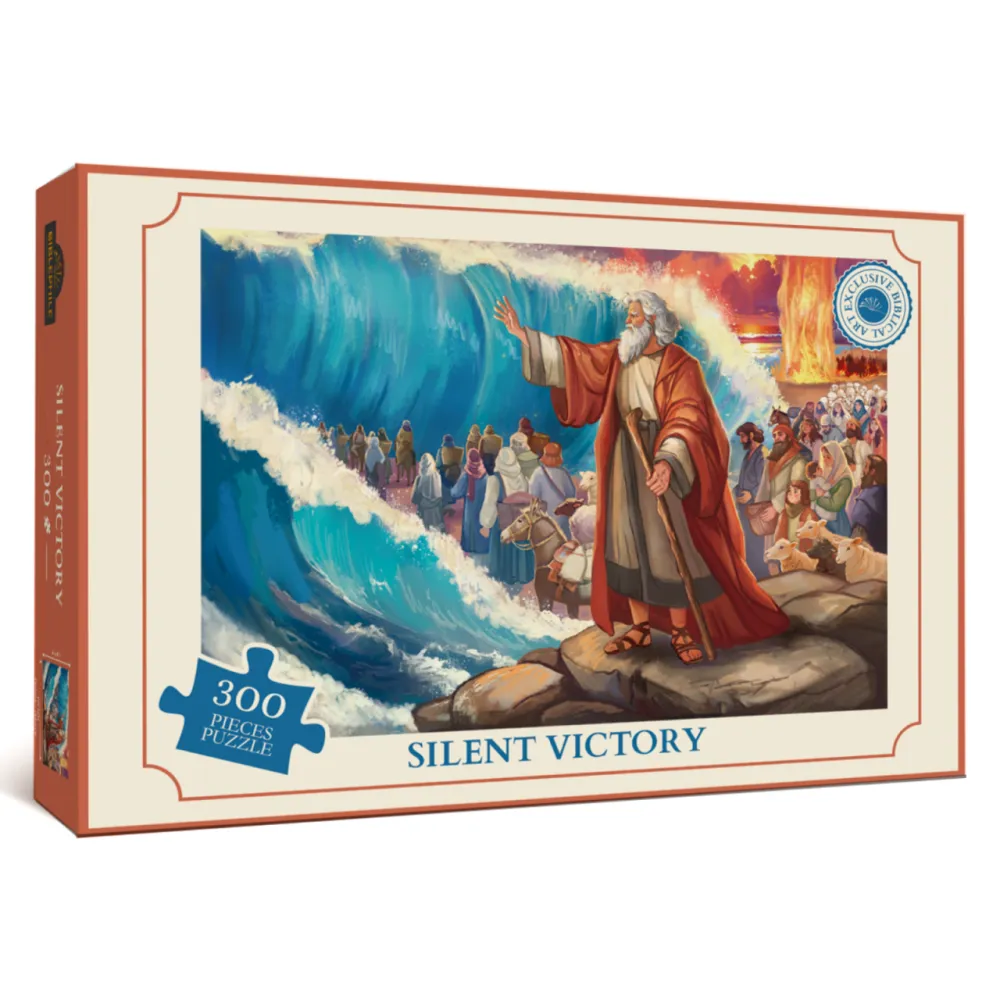 Puzzle à 300 pièces "silent victory" - Moïse ouvre la mer en deux