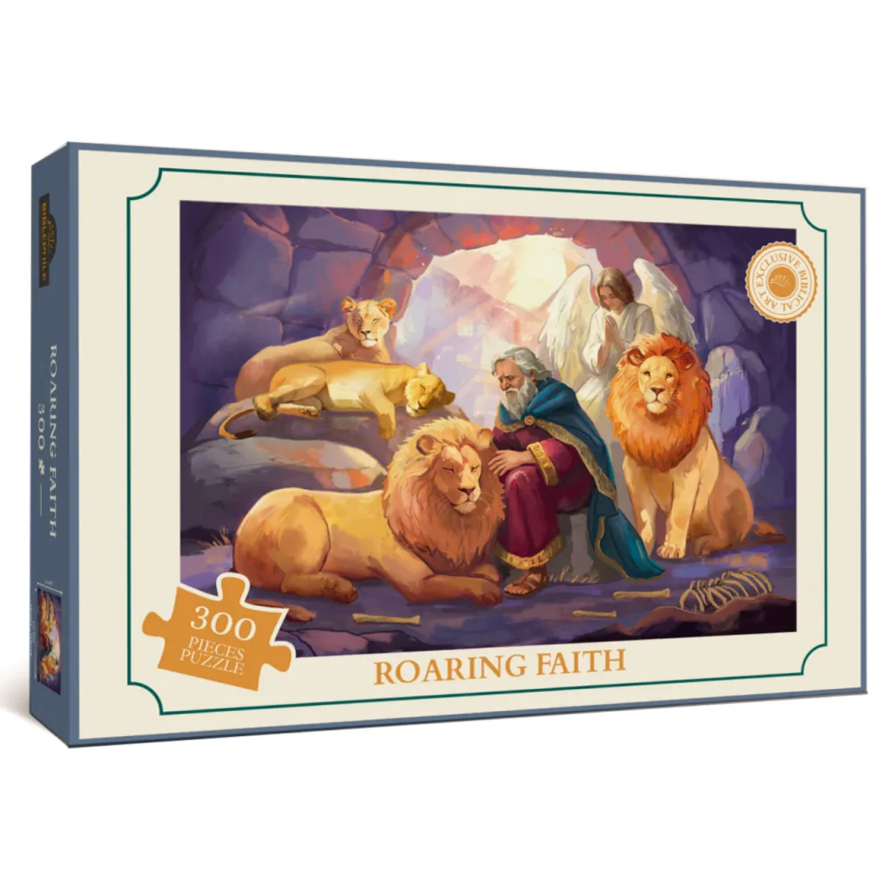 Puzzle 300 pièces "roaring faith" - Daniel et la fosse aux lions
