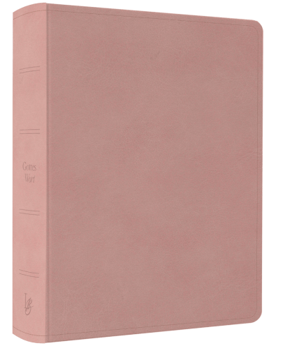 NeÜ bibel.heute Liebezurbibel (Schreibrandbibel AMARA) - Flexibler Kunstledereinband - rosa mit...