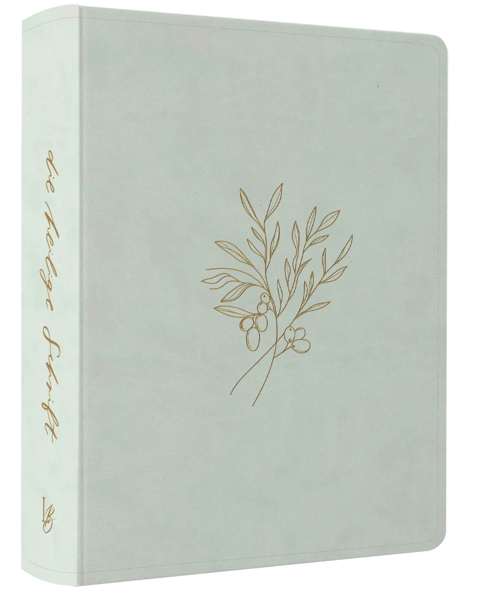 NeÜ bibel.heute Liebezurbibel (Schreibrandbibel SELAH) - Flexibler Kunstledereinband - mintgrün...