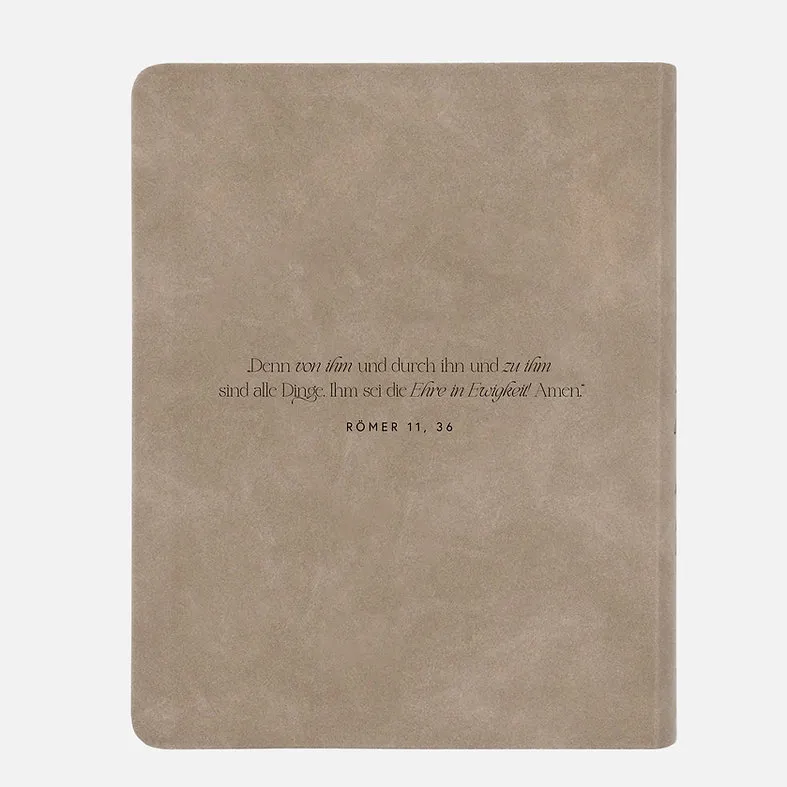 NeÜ bibel.heute Liebezurbibel (Schreibrandbibel MOCCA) - Flexibler Kunstledereinband - Mocca mit...