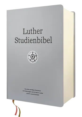 Luther Studienbibel - gebunden, Grossdruckausgabe, grau
