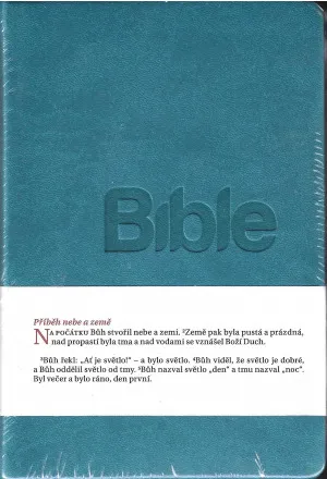 Tschechisch, Bibel 21 - gebunden, Kunstleder blau