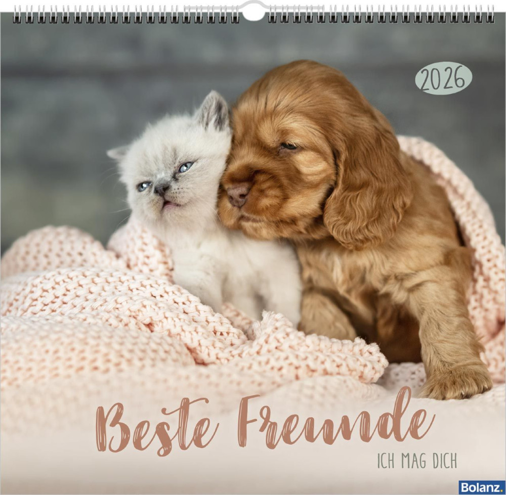 Kalender Beste Freunde - Ich mag dich - Posterkalender