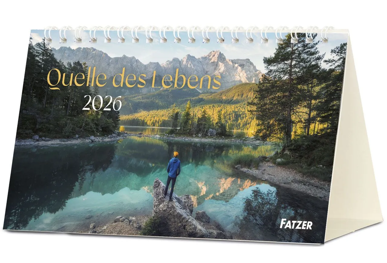 Quelle des Lebens - Postkartenkalender mit Landschaftaufnahmen