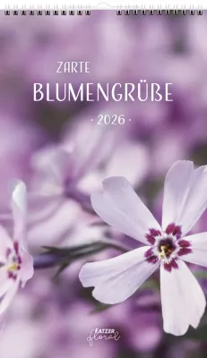 Zarte Blumengrüsse - Posterkalender