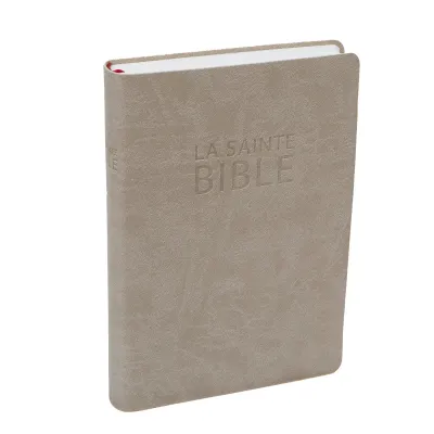 Bible Darby édition de Rolle, grand format, similicuir beige, souple
