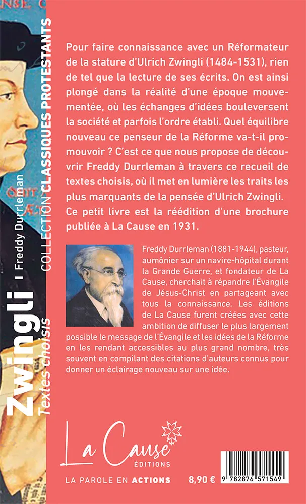 Zwingli - Textes choisis