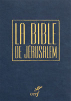 Bible de Jérusalem, de poche, reliée similicuir bleue