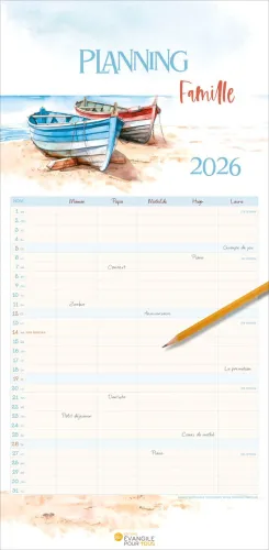 Planning famille - Calendrier mural