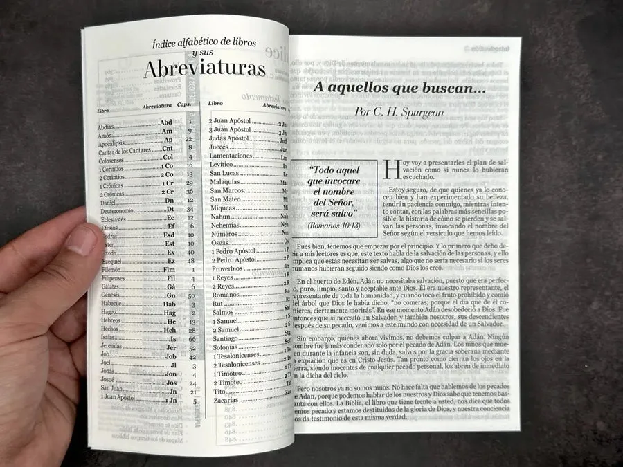 Spanisch, Bibel Reina Valera 1960, Verteilbibel