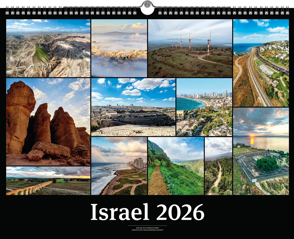 Israelkalender - Schwarz